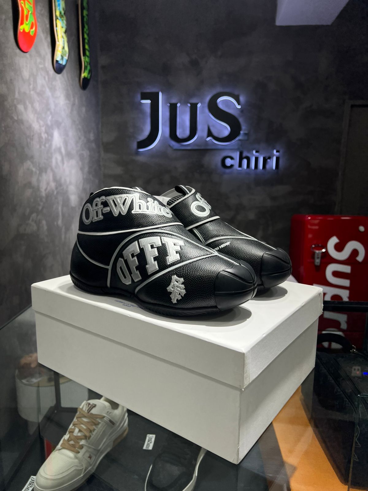 Off-White Black "the Ball" Sneakers