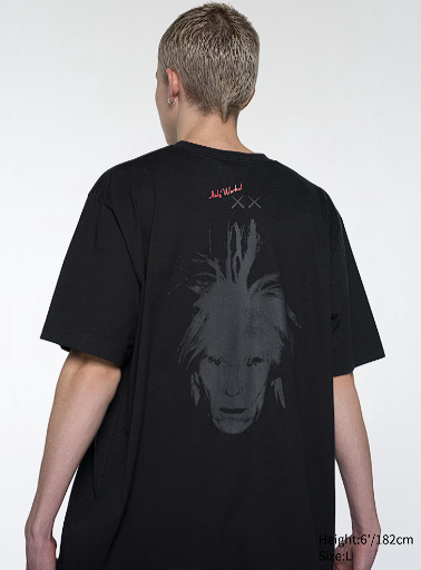 KAWS + Warhol UT Graphic BLACK