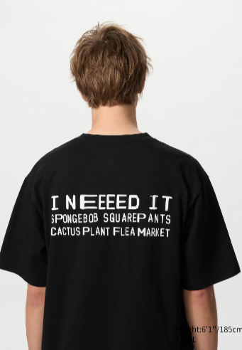 SpongeBob SquarePants X Cactus Plant Flea Market Black