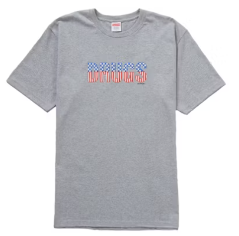 Supreme Drugs Tee Heather Grey