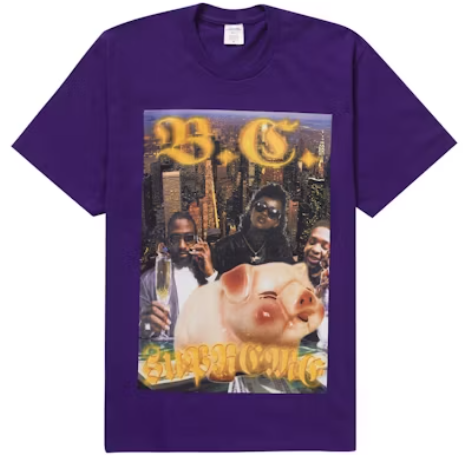 Supreme Bernadette Corporation Money Tee Purple