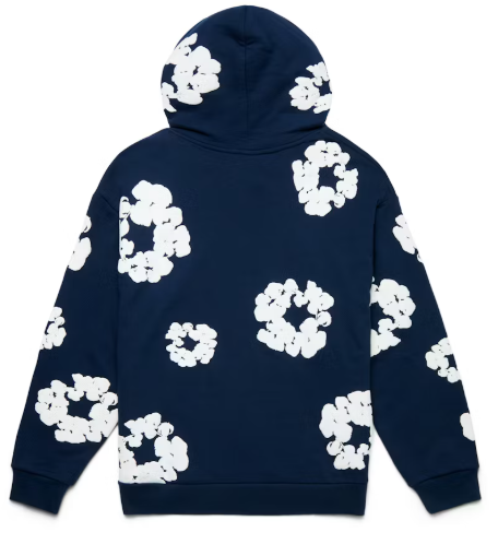 Denim Tears The Cotton Wreath Sweatshirt Navy