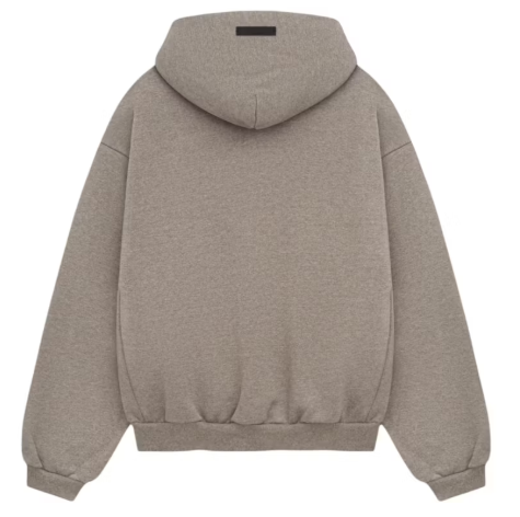 Fear of God Essentials Heavy Fleece Vintage Shrunken Hoodie Heather Gray