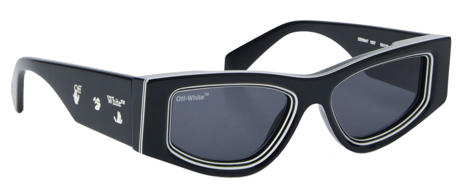 OFF-WHITE Andy Sunglasses Black/Dark Grey