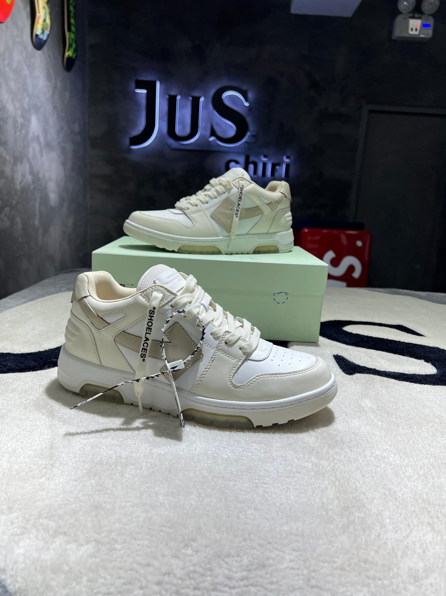 OFF-WHITE Out Of Office Taupe