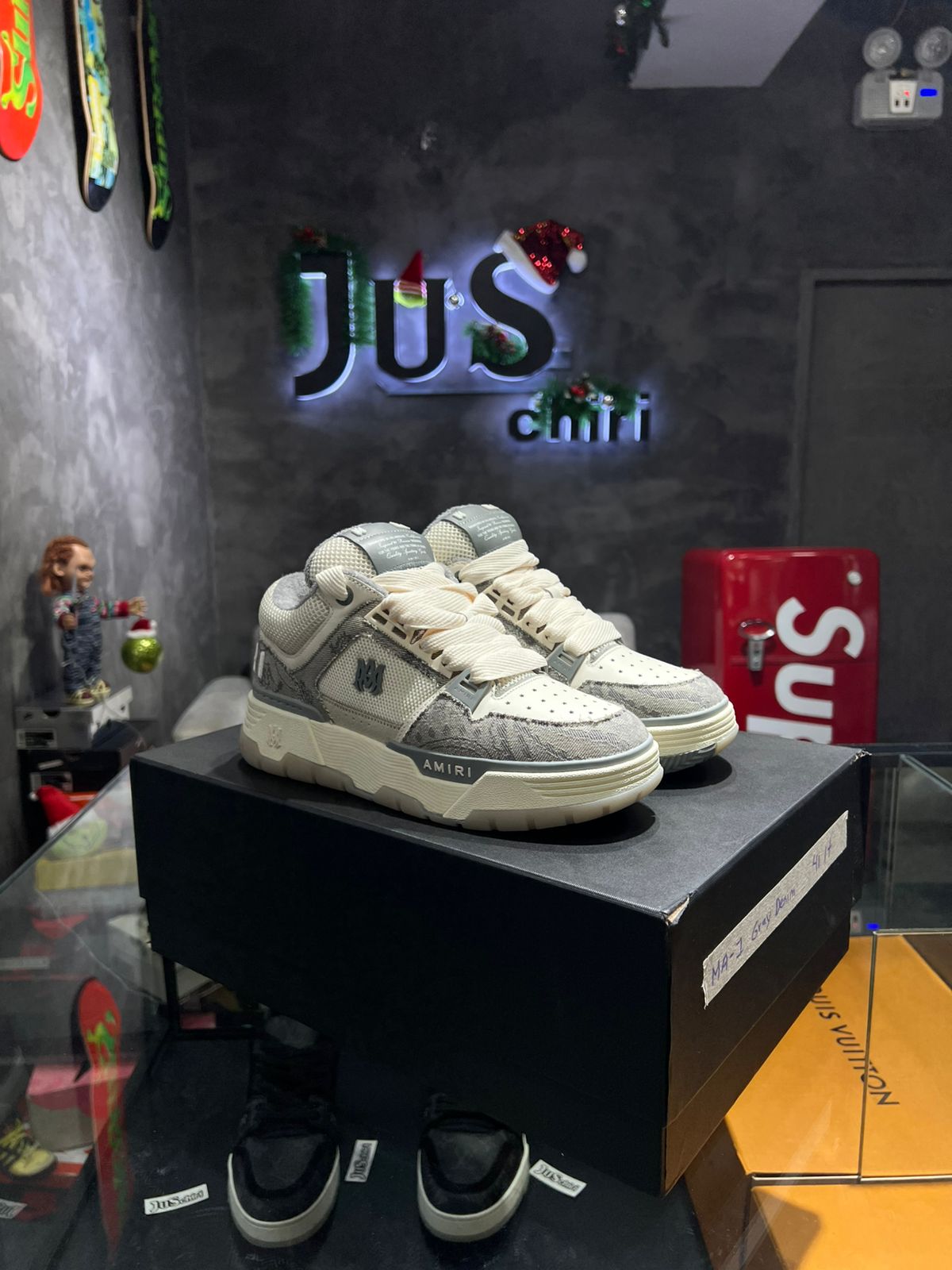 AMIRI MA-1 Bandana Denim