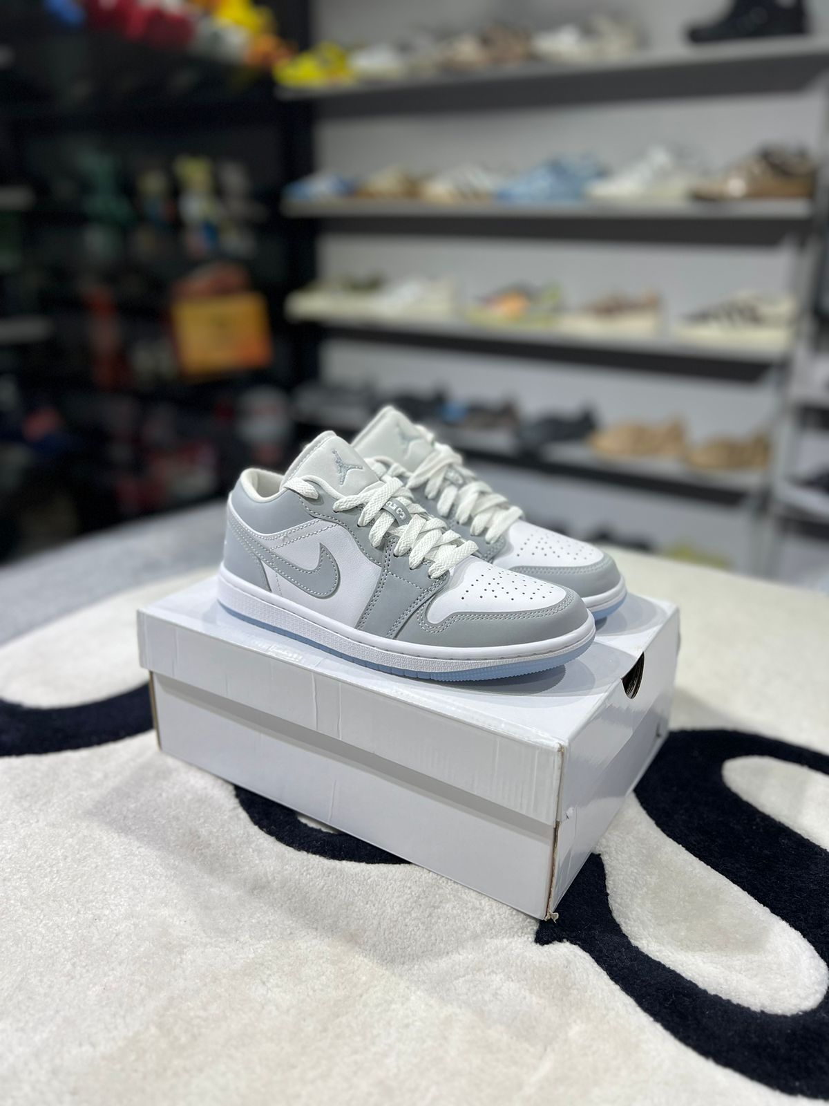 Jordan 1 Low Wolf Grey (Women's)