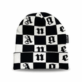 Palm Angels Beanie Damier Black/White