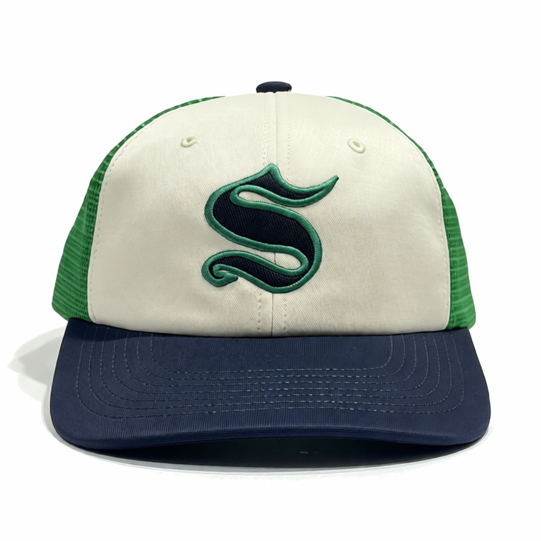 Supreme Gorro Contrast S Mesh Back 6-Panel Green