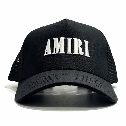 Amiri Gorro Core Logo Trucker Hat Black