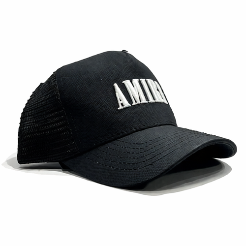 Amiri Gorro Core Logo Trucker Hat Black