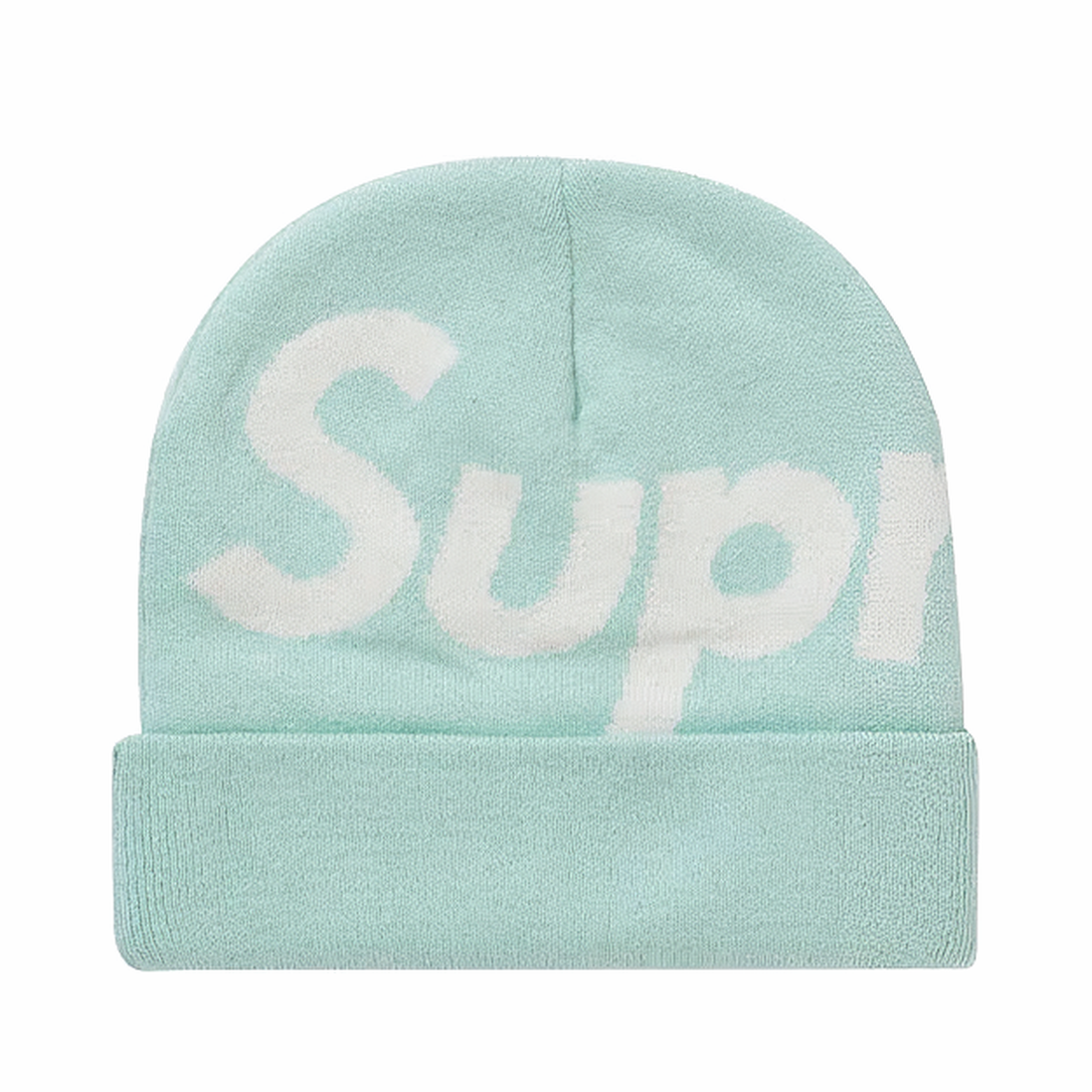 Supreme Beanie Big Logo Beanie (FW21) Turquoise
