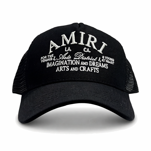 Amiri Arts District Trucker Hat Black