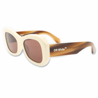 Off-White Glasses Pablo Square Cream/Brown