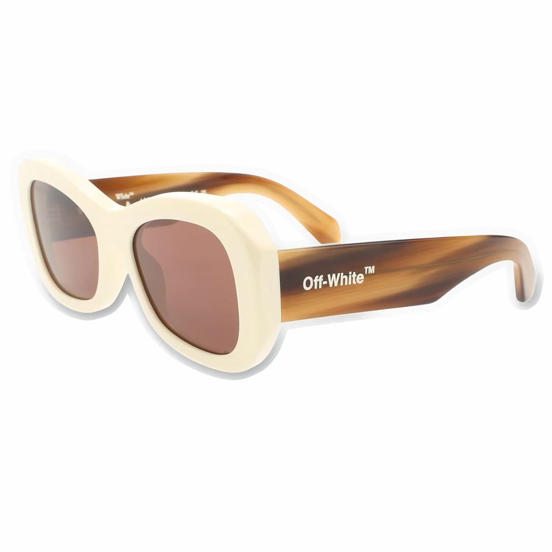 Off-White Glasses Pablo Square Cream/Brown
