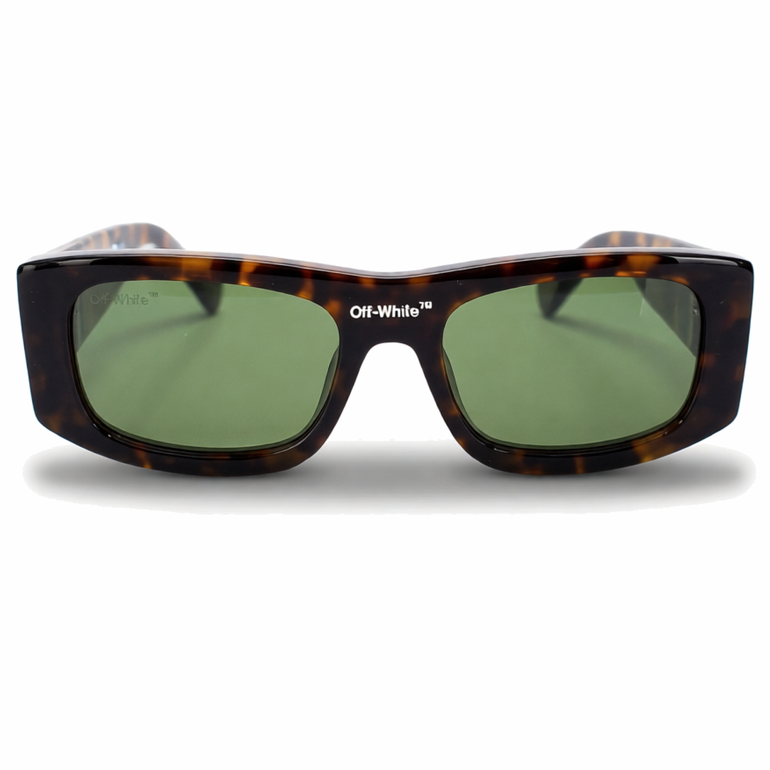 Off-White Glasses Lucio Havana/Green