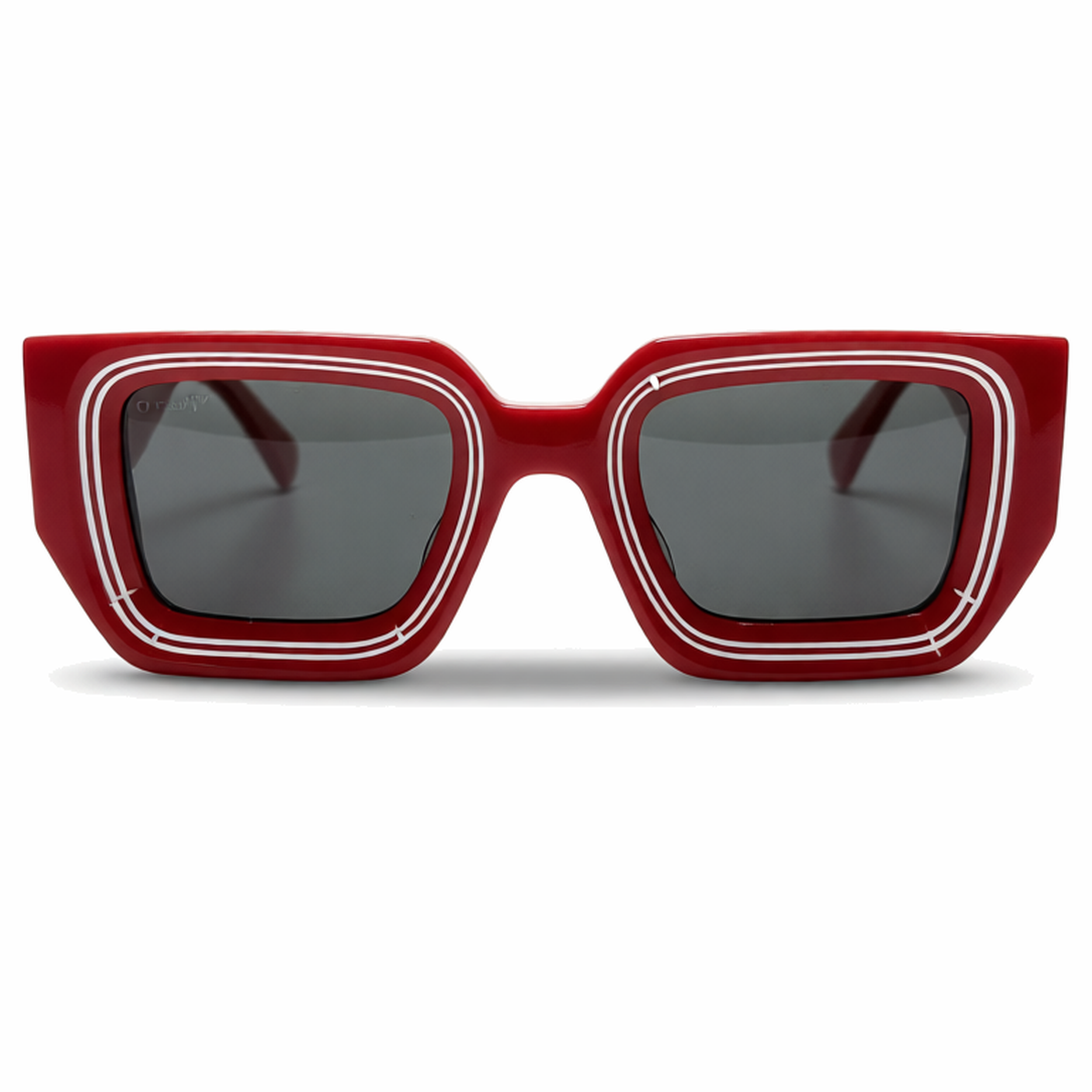 Off-White Glasses Andy Square Red