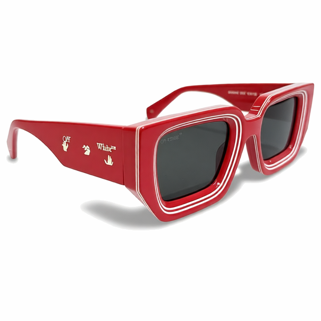 Off-White Glasses Andy Square Red