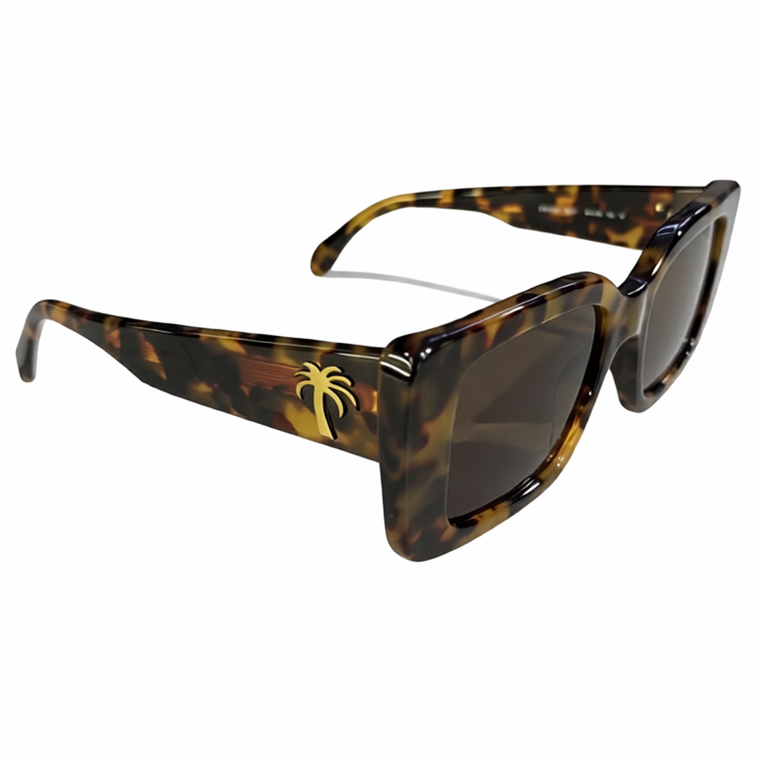 Palm Angels Glasses Sunglasses Band Brown NO BOX