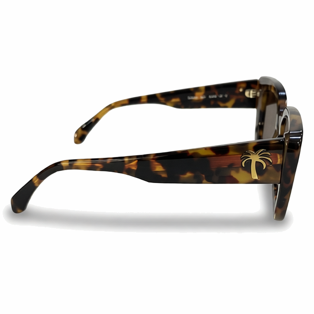 Palm Angels Glasses Sunglasses Band Brown NO BOX