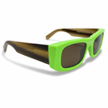 Off-White Glasses Lucio Havana Green