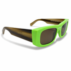 Off-White Glasses Lucio Havana Green