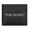 Off-White For Money Bi Fold Wallet Black