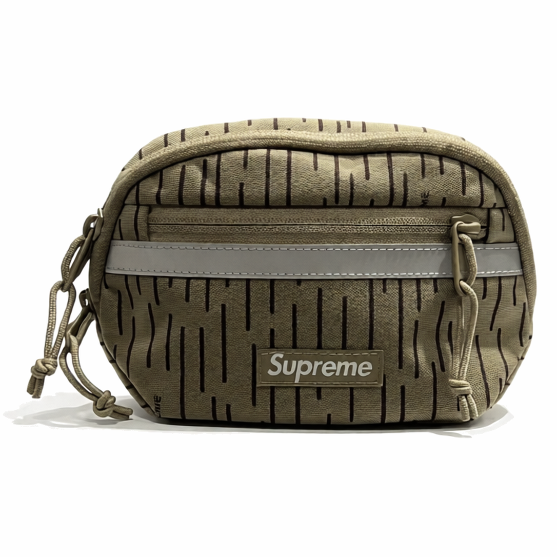 Supreme Mini Side Bag Tan Raindrop