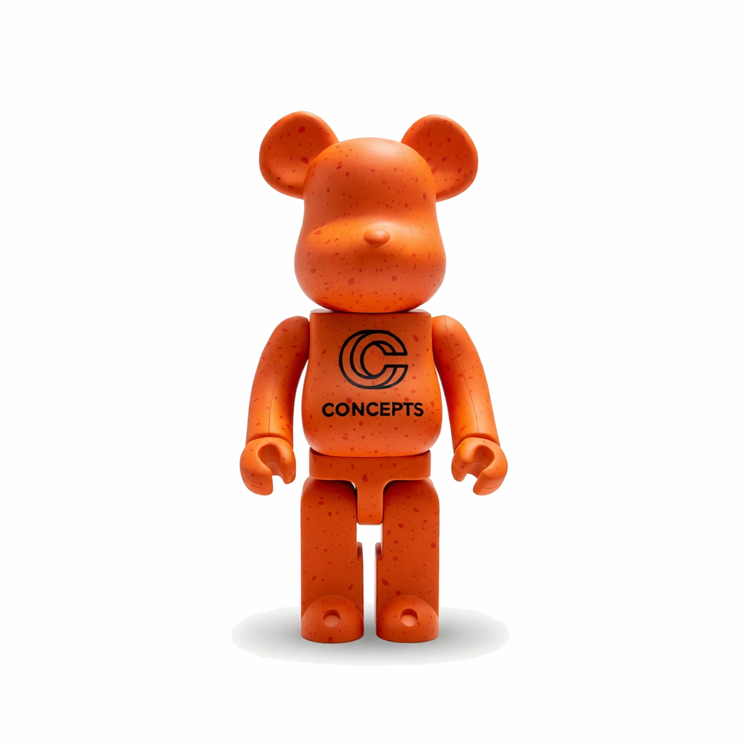 Bearbrick x Concepts 100% & 400% Set Orange Lobster