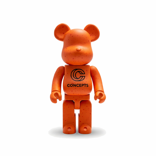 Bearbrick x Concepts 100% & 400% Set Orange Lobster