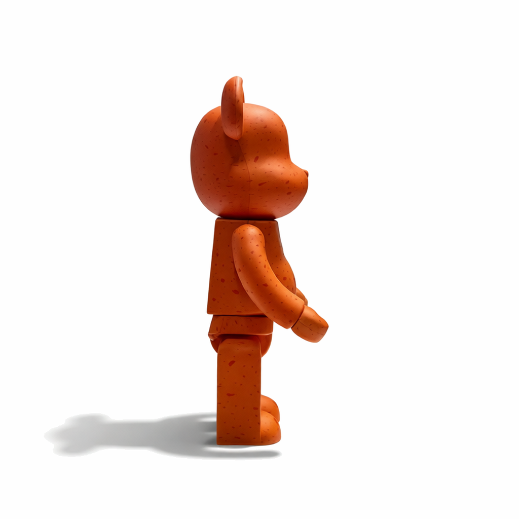 Bearbrick x Concepts 100% & 400% Set Orange Lobster