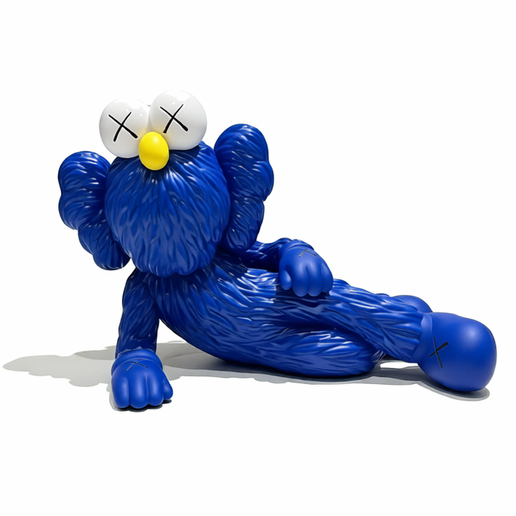 Kaws Time Off Vinyl Figure Blue