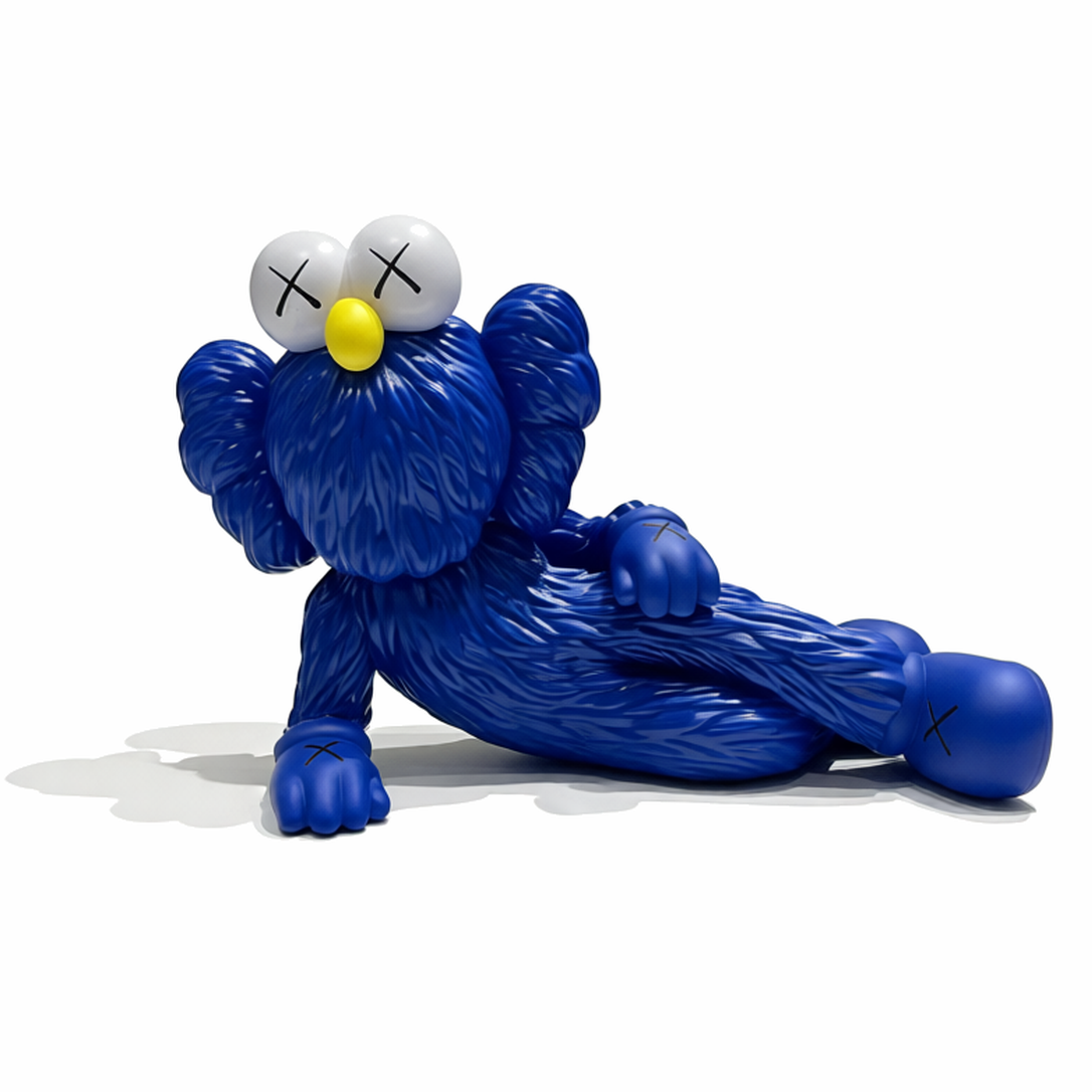 Kaws Time Off Vinyl Figure Blue