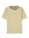 Palm Angels Seasonal Logo Tee Beige