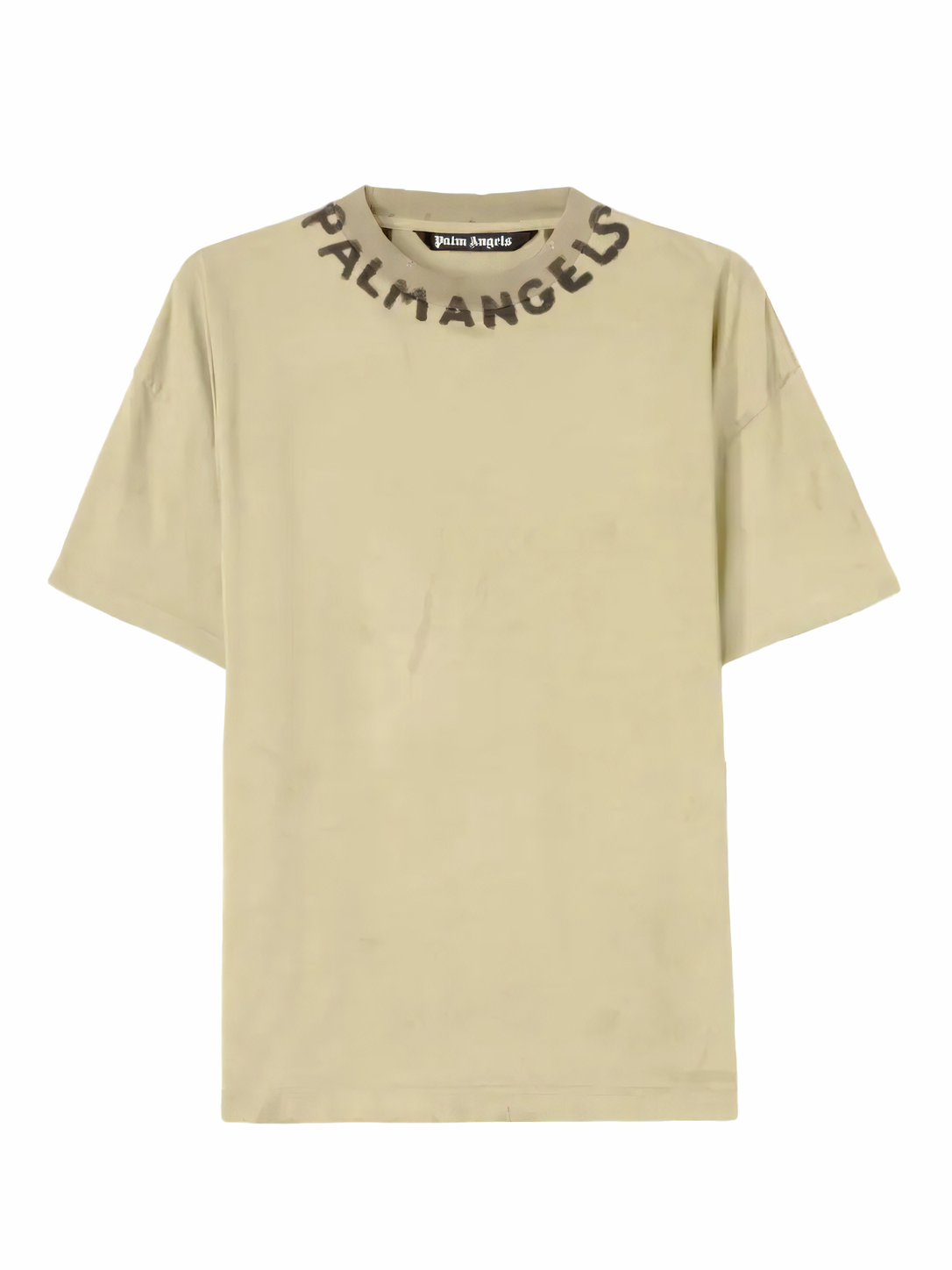 Palm Angels Seasonal Logo Tee Beige
