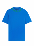 Palm Angels Neck Logo Tee Blue/Green