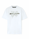 Palm Angels LA Monogram Spray Tee White