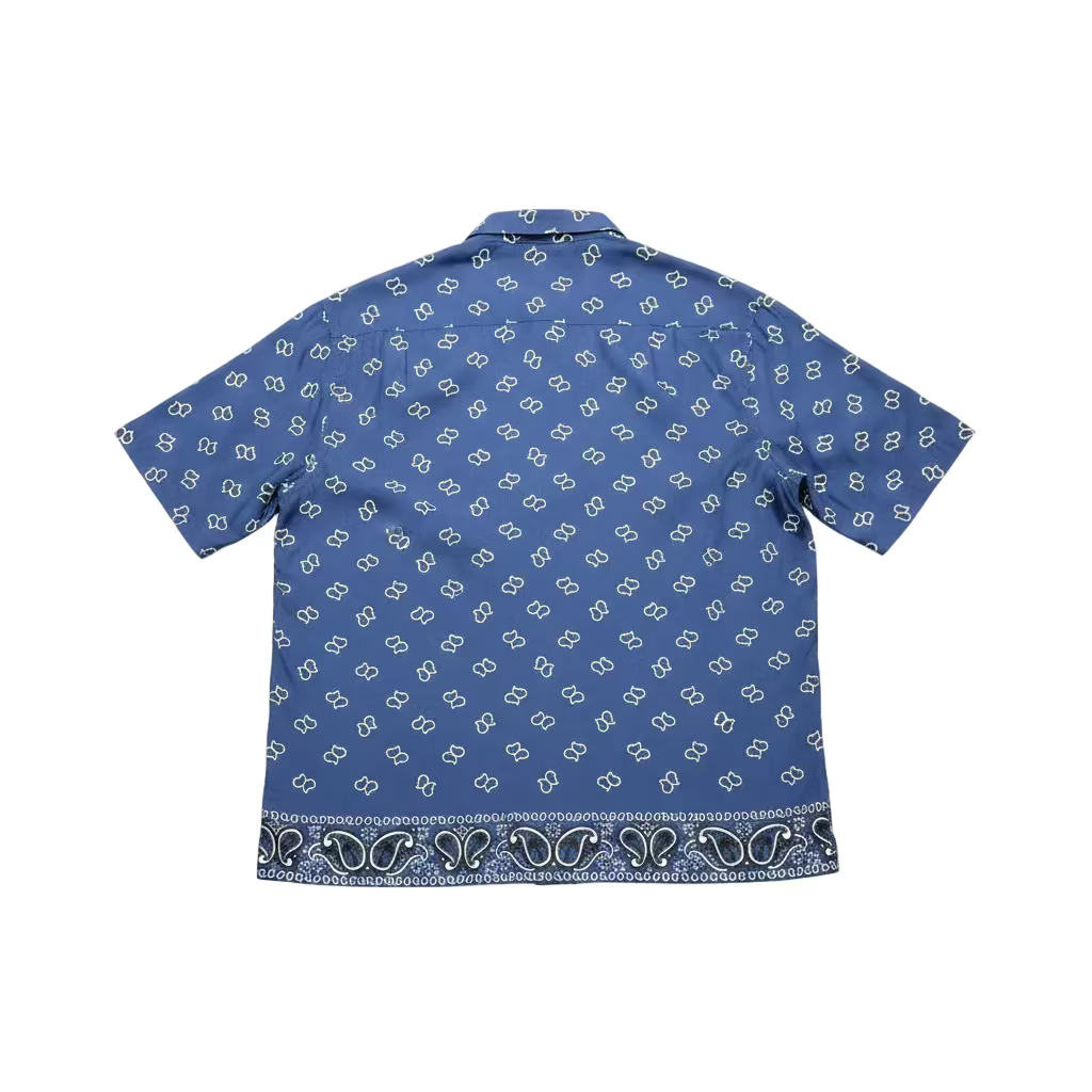 Palm Angels Paisley-Print Bowling Shirt