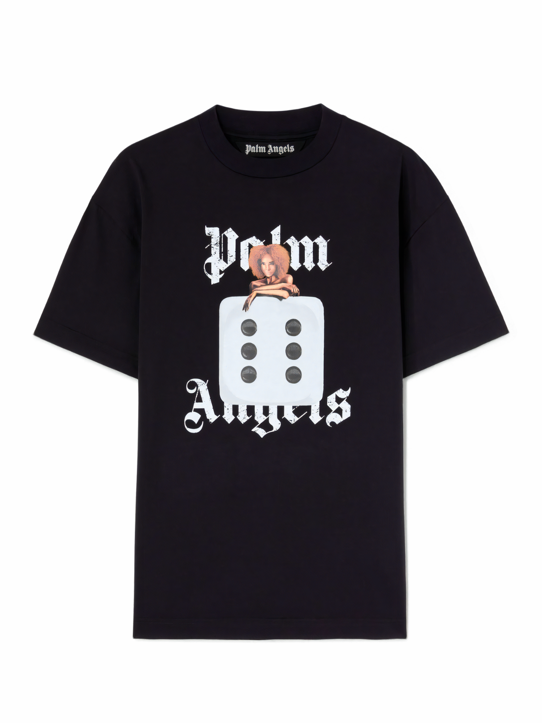 Palm Angels Holly Pin Up Tee Black