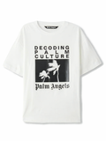 Palm Angels Decoding Palm Culture Reg Tee White/Black