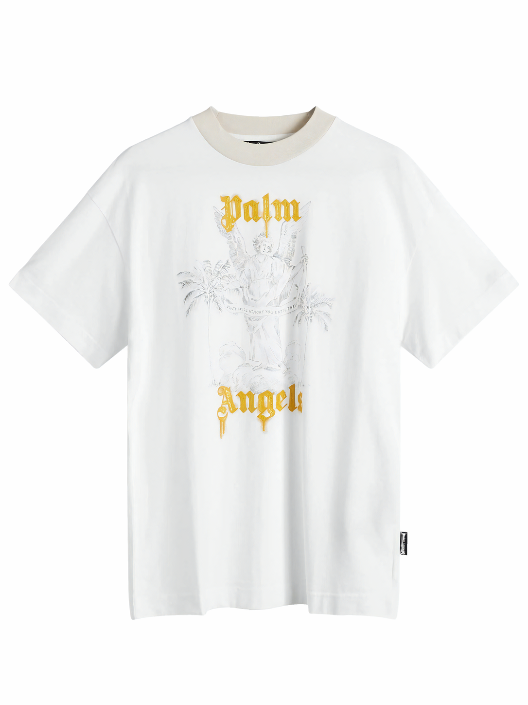 Palm Angels Angel Pencil Tee White