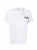 Off-White Diag Pkt Slim Tee White/Black