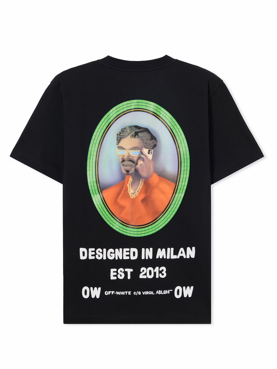 Off-White Barber 2 Slim Tee Black/White