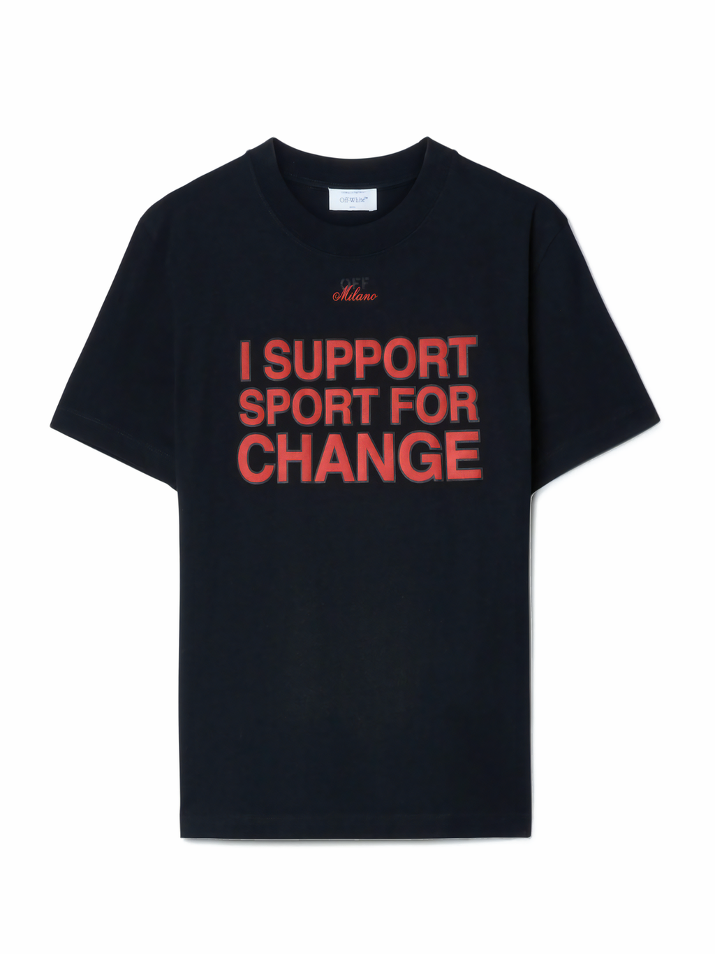 Off-White I Support Sport For Change x AC Milan Black
