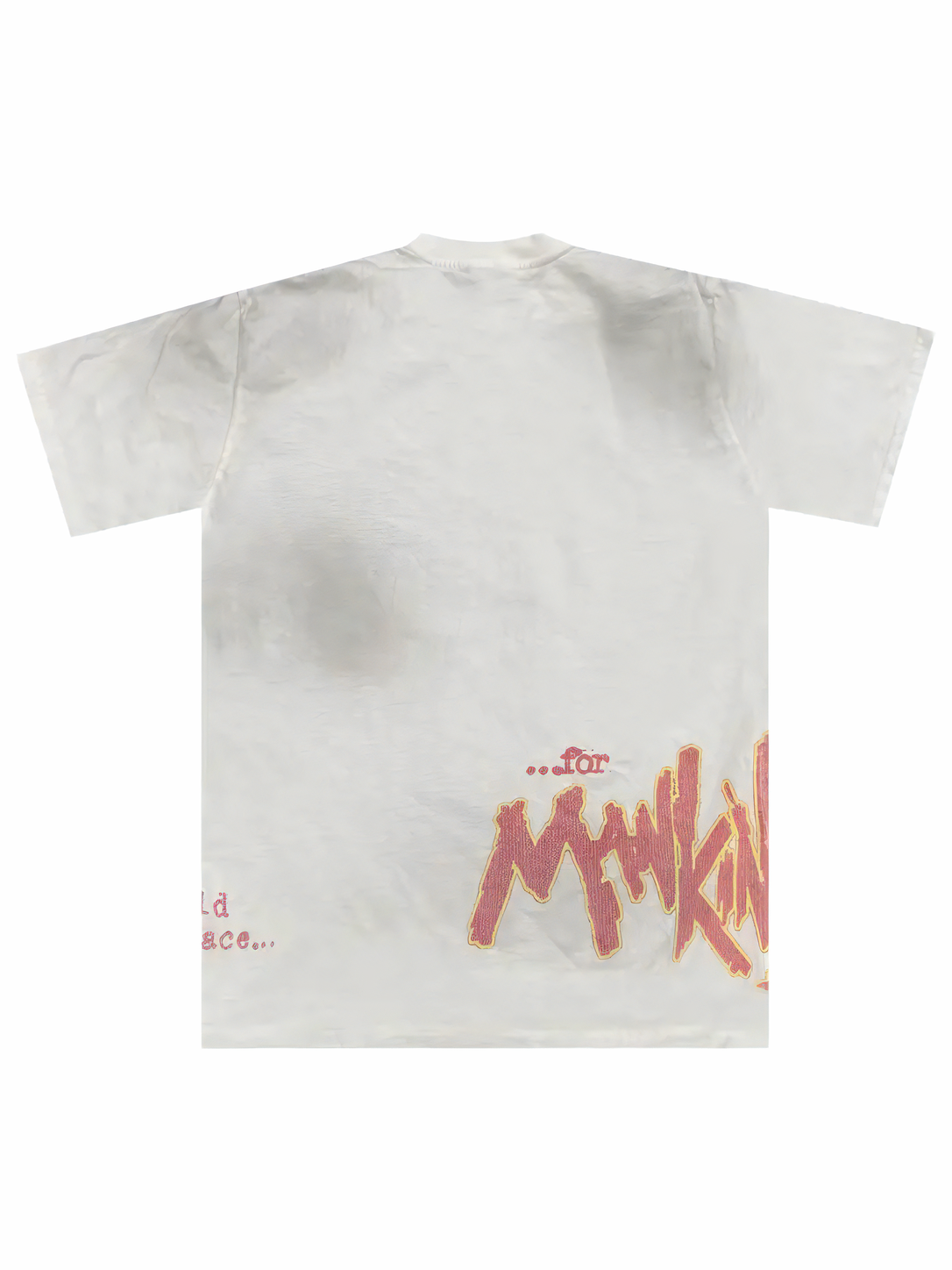 Travis Scott Cactus Jack x WWE Mankind Tee White