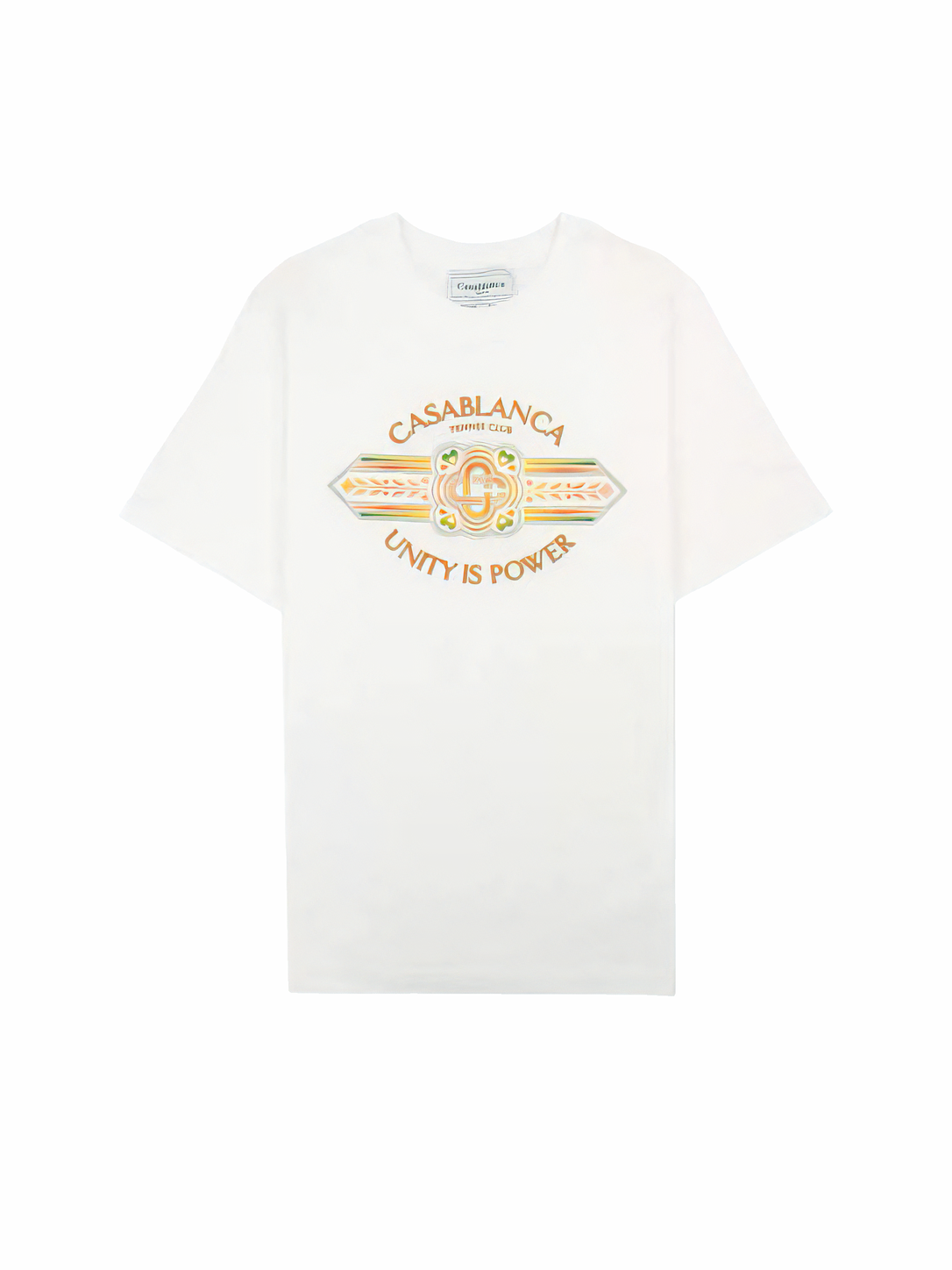 Casablanca Unity Is Power Printed Jersey White