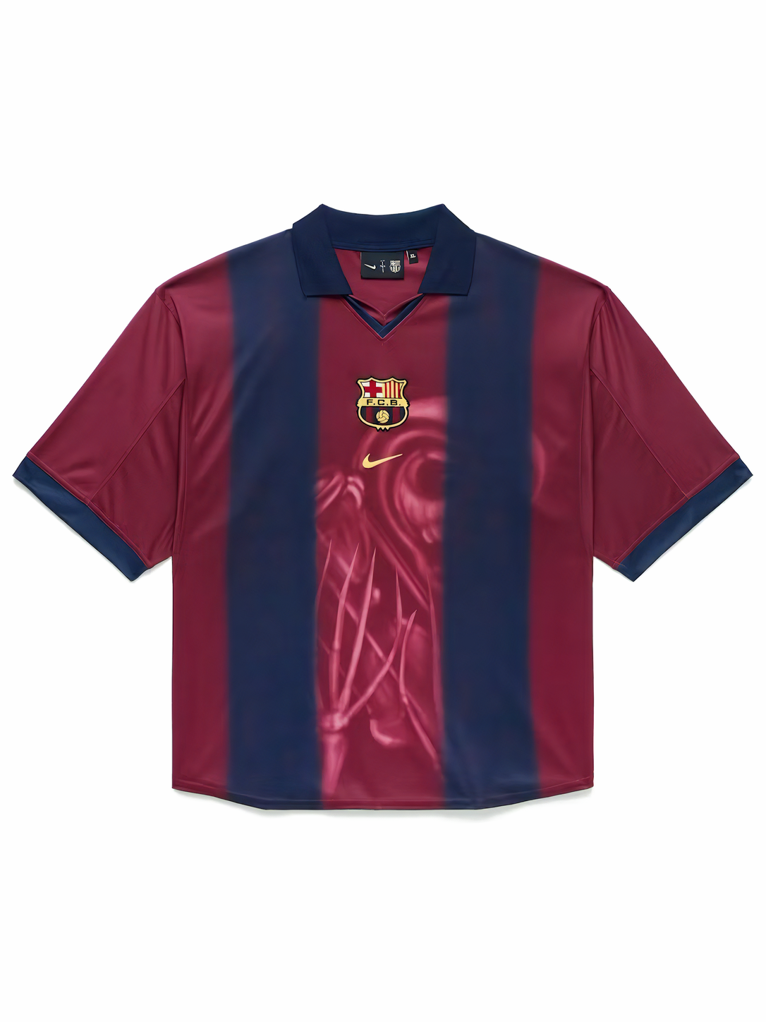 Nike FC Barcelona x Travis Scott Limited Edition Match Home 2024/25 Jersey Blue/Scarlet