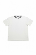 Palm Angels Neck Logo Tee White