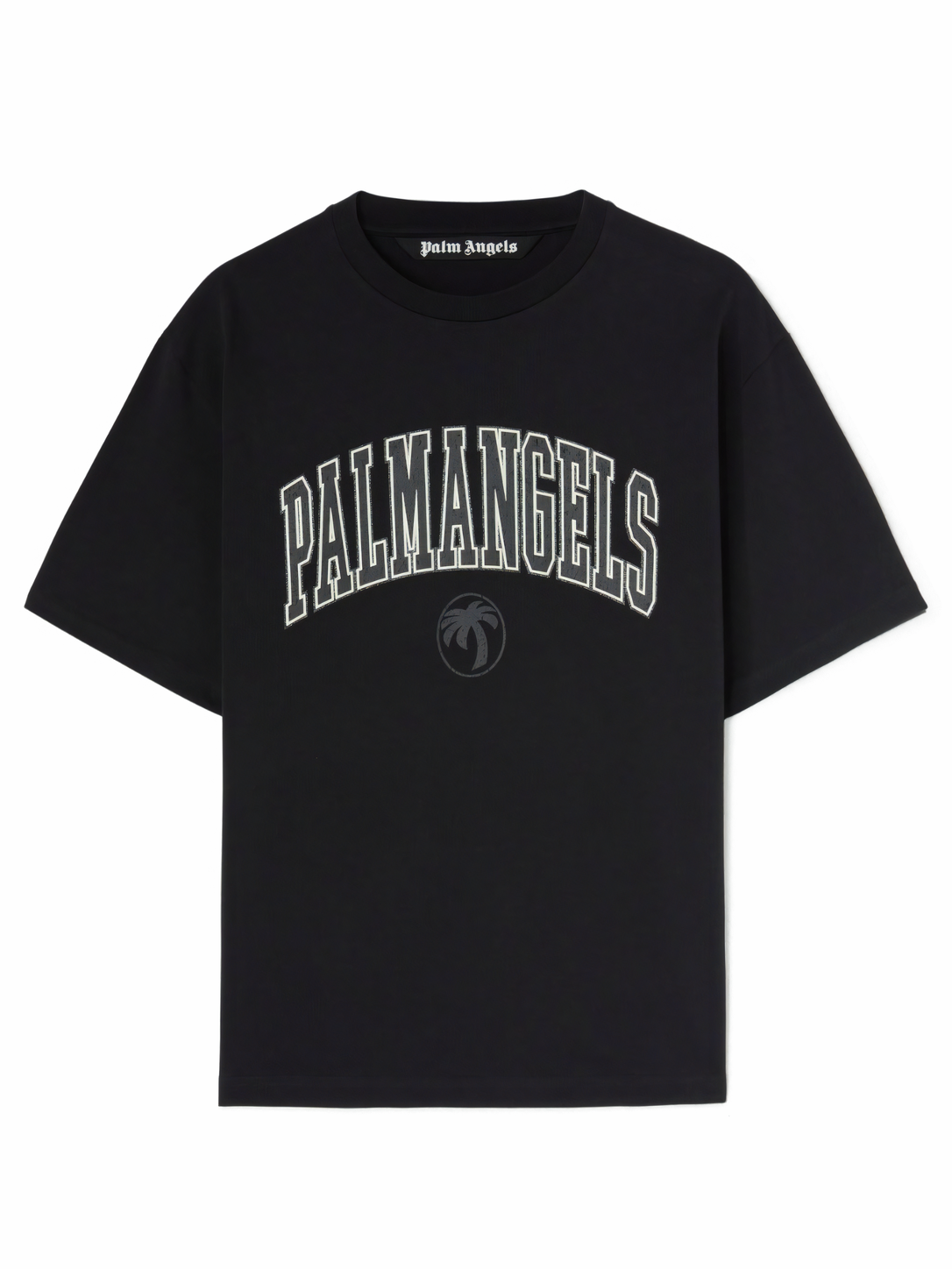 Palm Angels Men's College T-Shirt Black