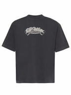 Off-White T-Shirt Tow Skate Crewneck Relaxed-Fit Cotton-Jersey Black